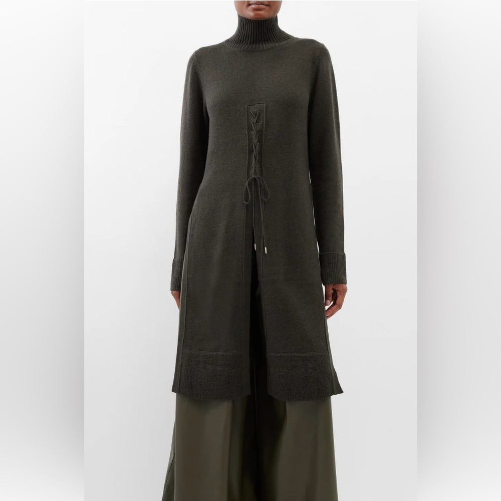 Origin laced wool-blend long sweater | palmer//harding
